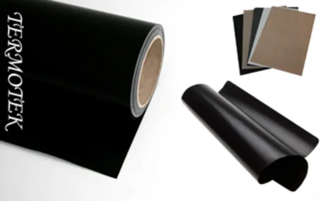 Siyah antistatik PTFE Teflon kumaş bant